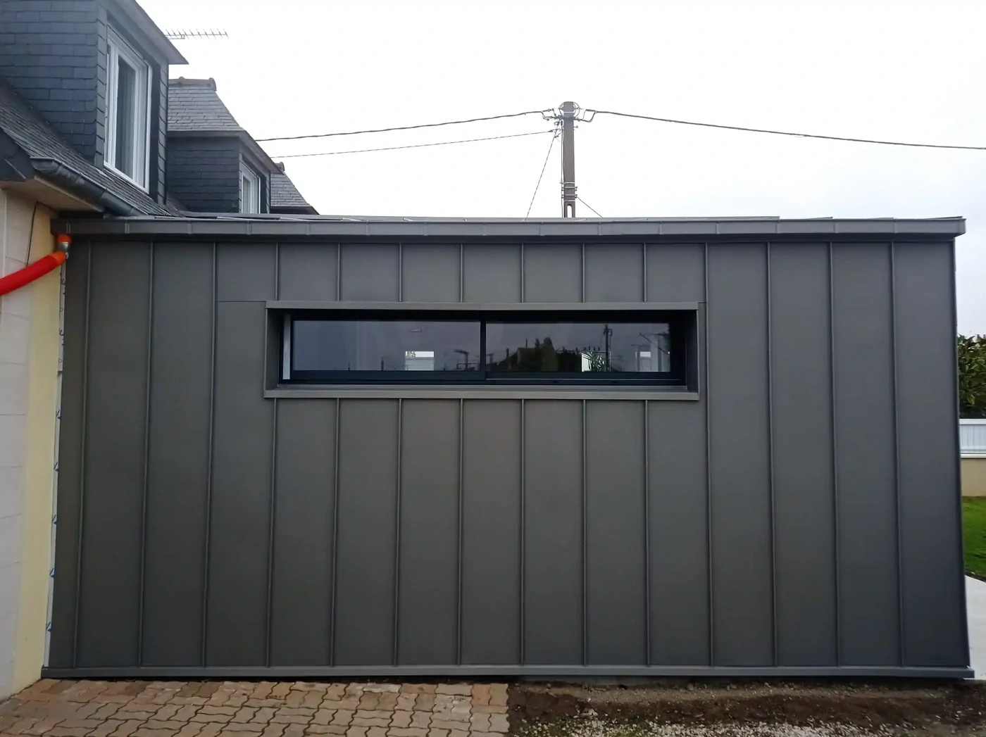 Bardage Zinc quartz à Saint Malo