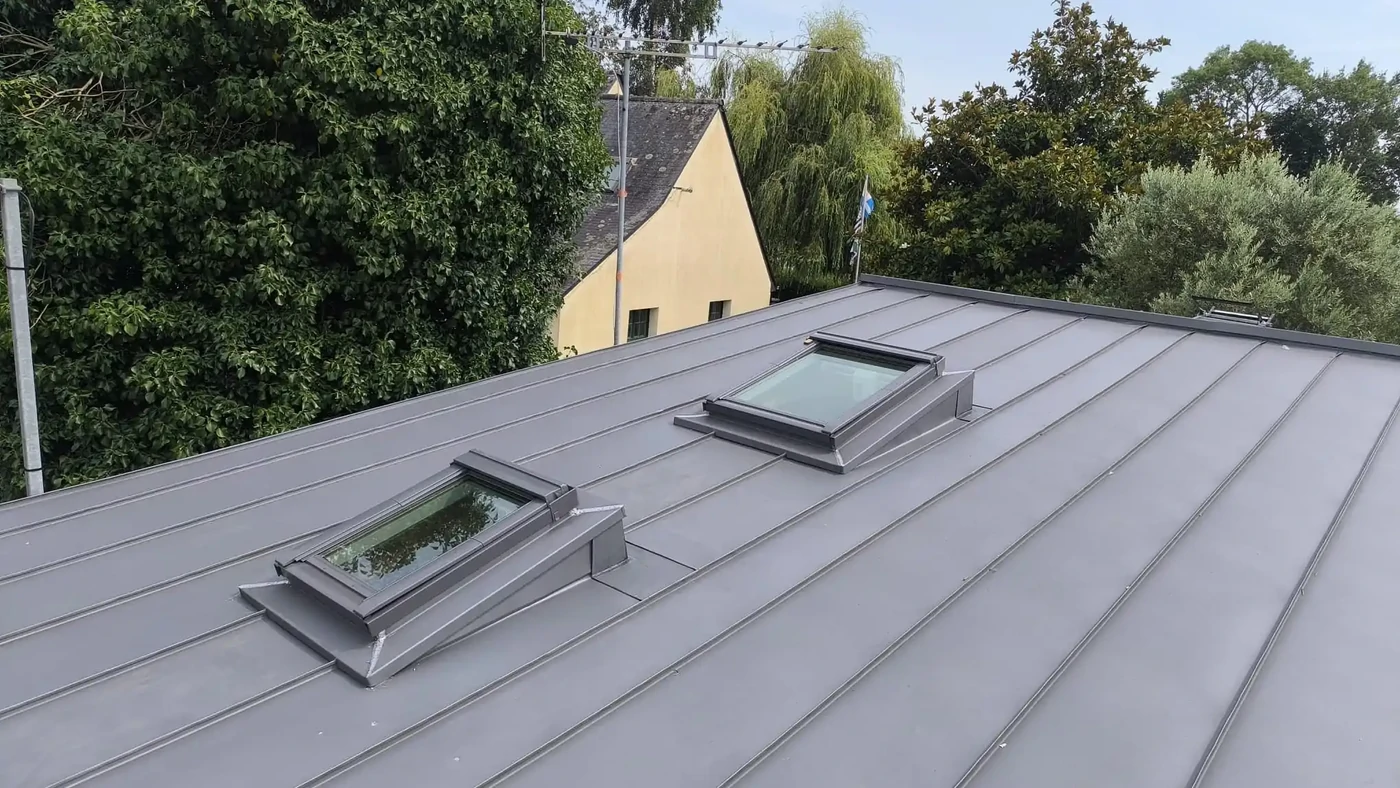 Velux joint debout sur mesure